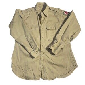 U.S. Army khaki service shirt WWII 24th Infantry Division